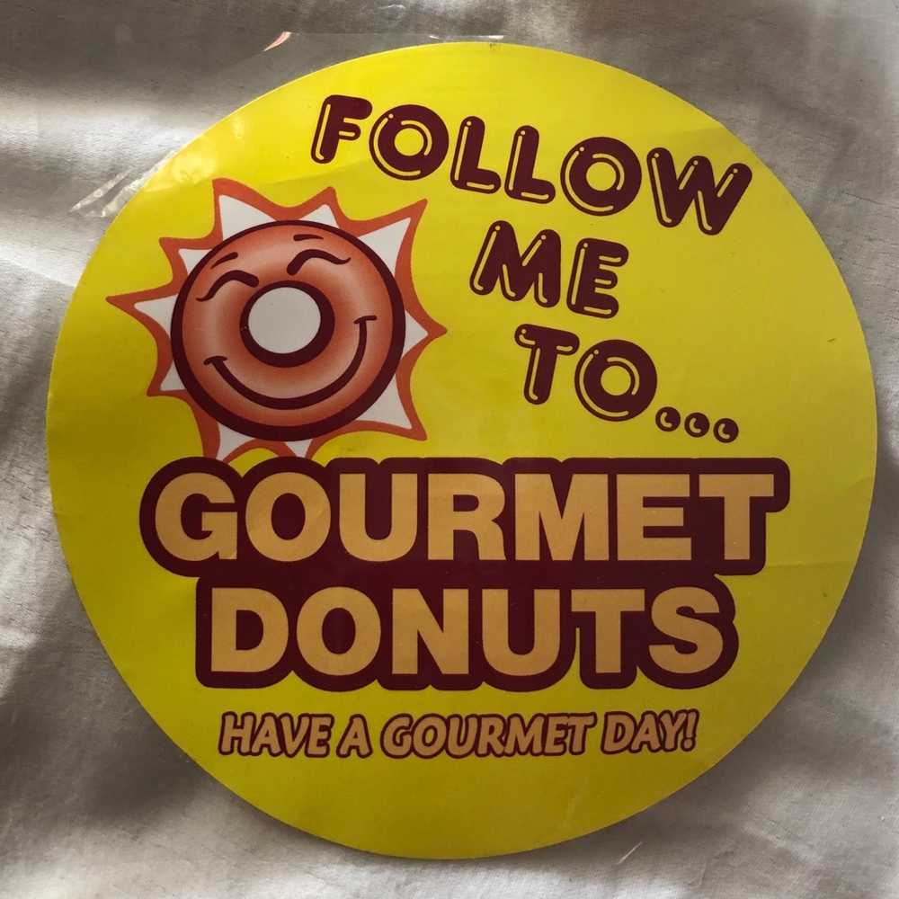 gourmet donuts sticker